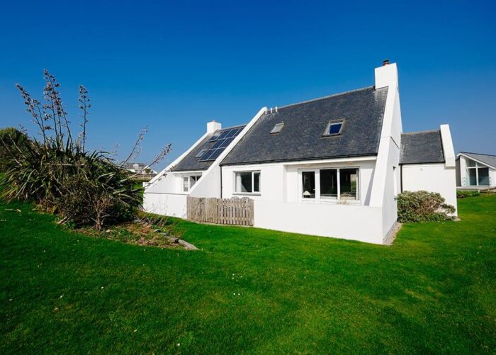 The outside of Seaward, one of Highcliffe Holidays' holiday cottages in Polzeath, north Cornwall.